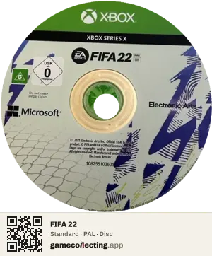 FIFA 22 Xbox Series X, PAL disc
