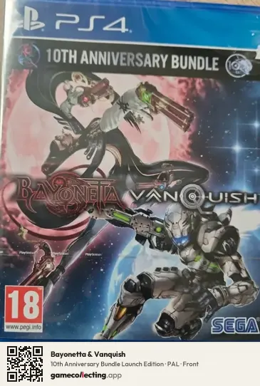 Bayonetta & Vanquish PlayStation 4, PAL box front