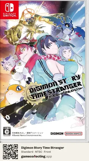 Digimon Story Time Stranger Nintendo Switch, NTSC box front