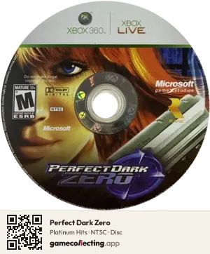 Perfect Dark Zero Xbox 360, NTSC disc