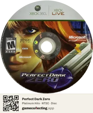 Perfect Dark Zero Xbox 360, NTSC disc