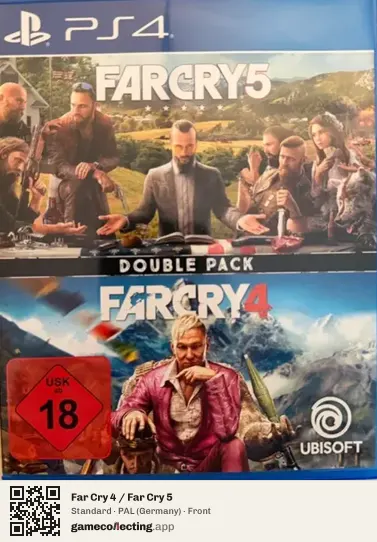 Far Cry 4 / Far Cry 5 PlayStation 4, Germany box front