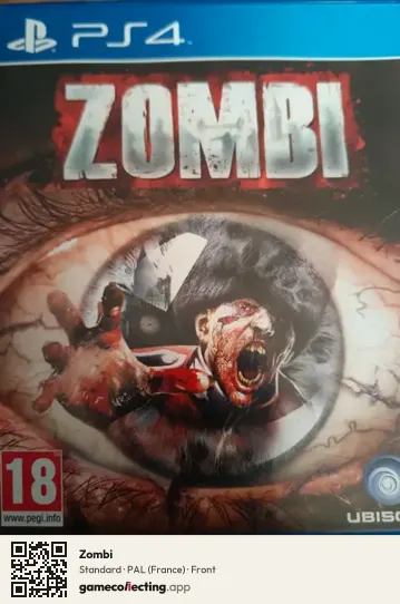Zombi PlayStation 4, France box front