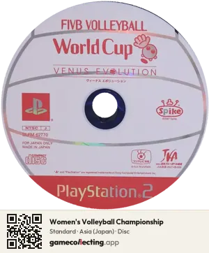 Women's Volleyball Championship PlayStation 2, Asia disc