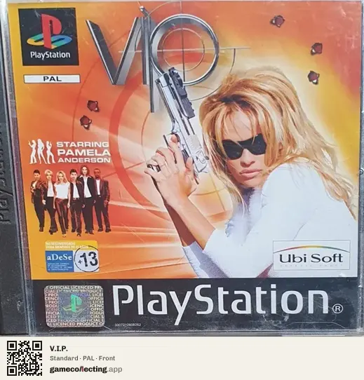V.I.P. PlayStation, PAL box front