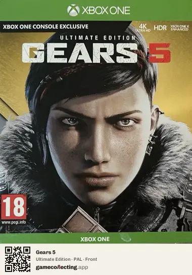 Gears 5 Xbox One, PAL box front