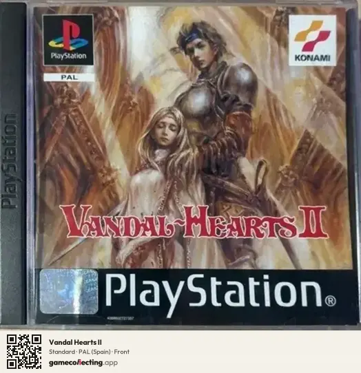 Vandal Hearts II PlayStation, Spain box front
