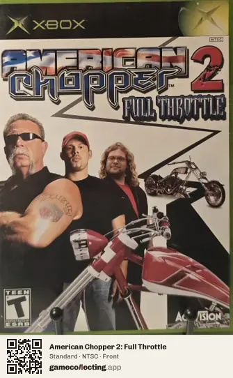 American Chopper 2: Full Throttle Xbox, NTSC box front