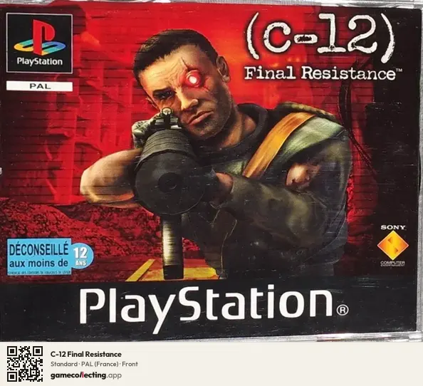 C-12 Final Resistance PlayStation, France box front