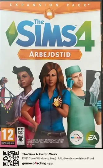 The Sims 4: Get to Work Computer, Nordic countries box front