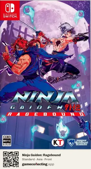 Ninja Gaiden: Ragebound Nintendo Switch, Asia box front