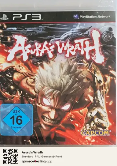 Asura's Wrath PlayStation 3, Germany box front