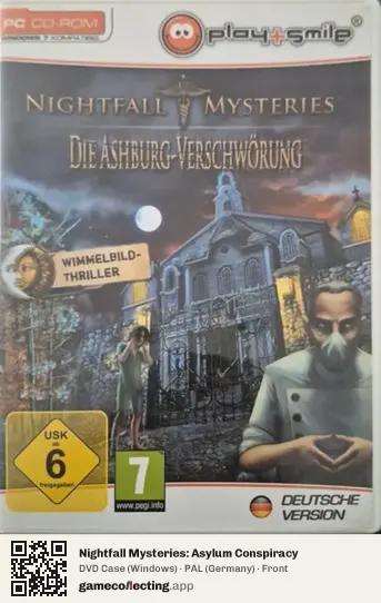 Nightfall Mysteries: Asylum Conspiracy Computer, Germany box front