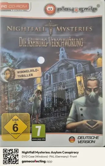 Nightfall Mysteries: Asylum Conspiracy Computer, Germany box front