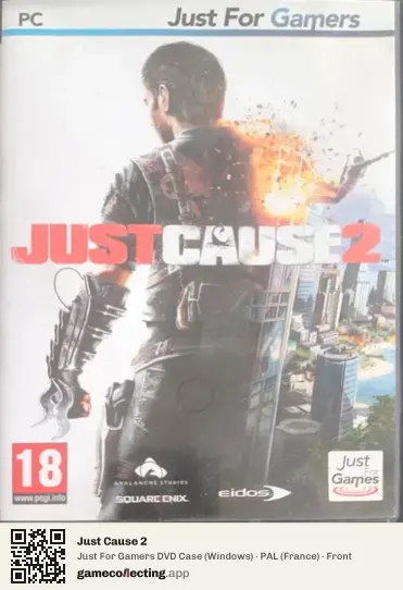Just Cause 2 Computer, France box front