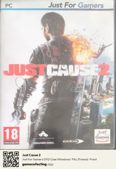Just Cause 2 Computer, France box front