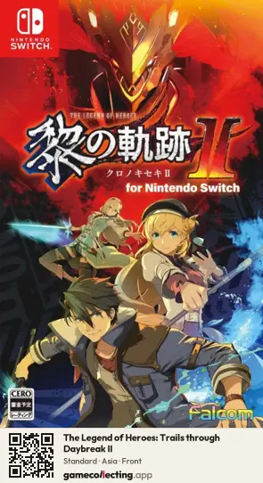 The Legend of Heroes: Trails through Daybreak II Nintendo Switch, Asia box front