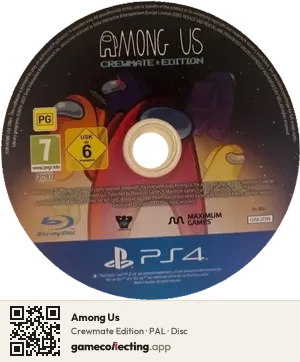 Among Us PlayStation 4, PAL disc