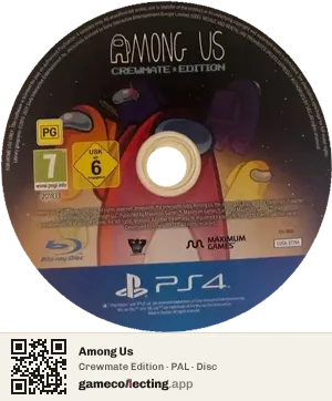 Among Us PlayStation 4, PAL disc