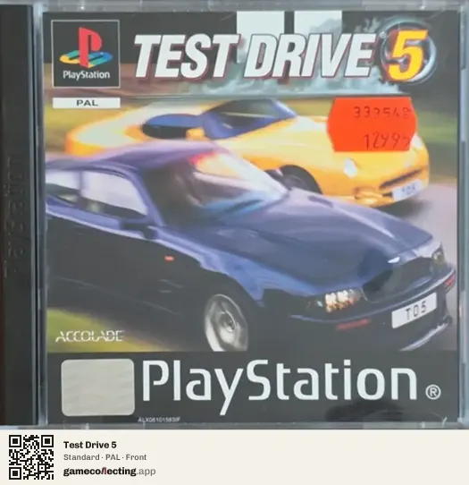 Test Drive 5 PlayStation, PAL box front