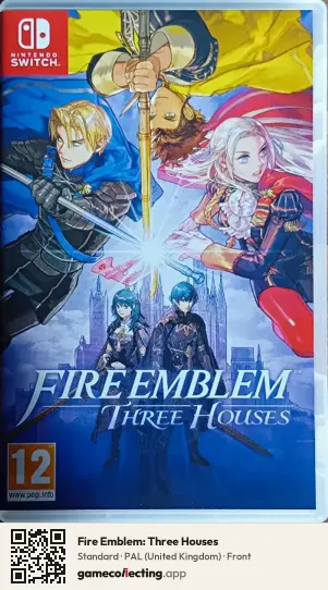Fire Emblem: Three Houses Nintendo Switch, United Kingdom box front