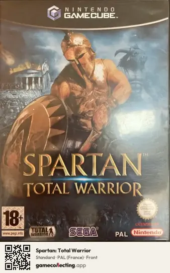 Spartan: Total Warrior Nintendo GameCube, France box front