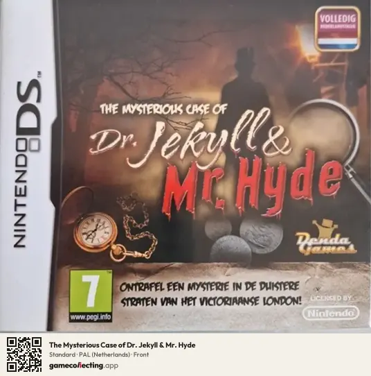 The Mysterious Case of Dr. Jekyll & Mr. Hyde Nintendo DS, Netherlands box front