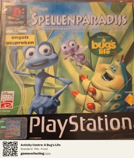 Activity Centre: A Bug's Life PlayStation, PAL box front