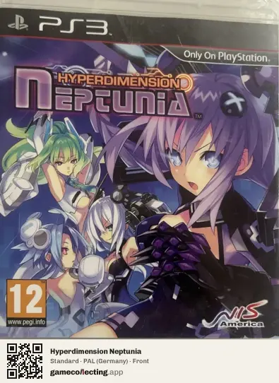 Hyperdimension Neptunia PlayStation 3, Germany box front