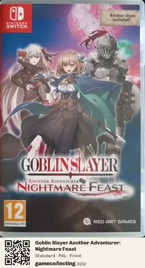 Goblin Slayer Another Adventurer: Nightmare Feast Nintendo Switch, PAL box front