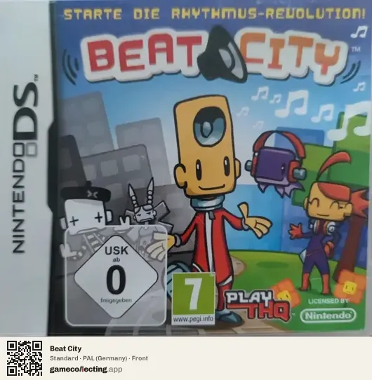Beat City Nintendo DS, Germany box front