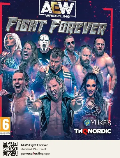 AEW: Fight Forever PlayStation 5, PAL box front