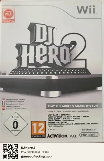 DJ Hero 2 Nintendo Wii, Germany box front