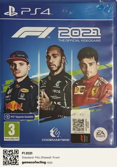 F1 2021 PlayStation 4, Poland box front