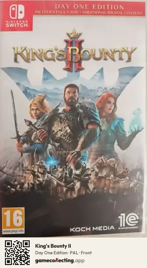 King's Bounty II Nintendo Switch, PAL box front