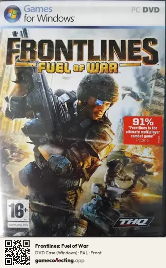 Frontlines: Fuel of War Computer, PAL box front