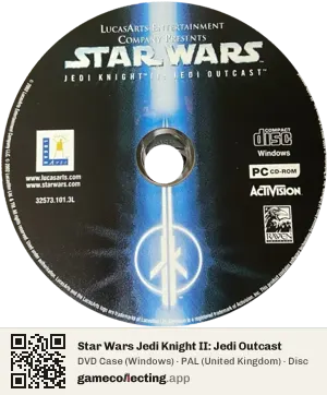 Star Wars Jedi Knight II: Jedi Outcast Computer, PAL disc