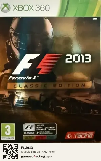 F1 2013 Xbox 360, PAL box front