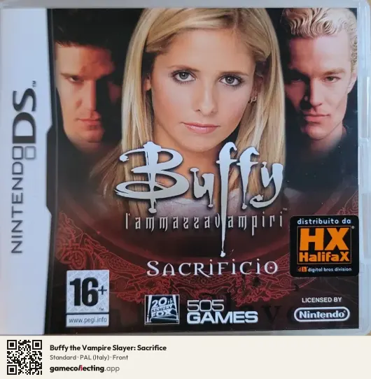 Buffy the Vampire Slayer: Sacrifice Nintendo DS, Italy box front