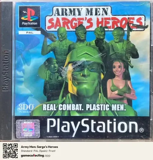 Army Men: Sarge's Heroes PlayStation, Spain box front