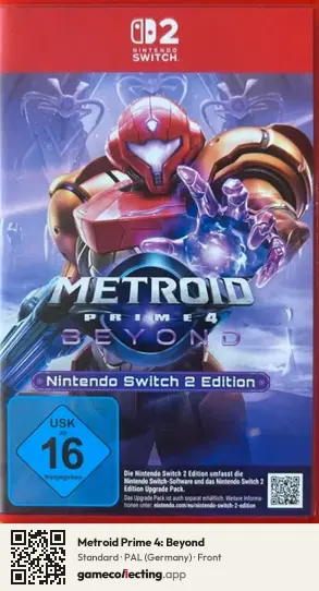 Metroid Prime 4: Beyond Nintendo Switch 2, Germany box front