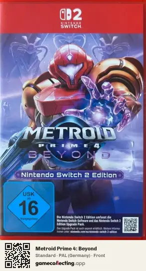 Metroid Prime 4: Beyond Nintendo Switch 2, Germany box front