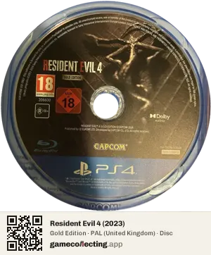 Resident Evil 4 (2023) PlayStation 4, PAL disc