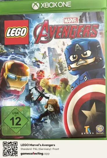 LEGO Marvel's Avengers Xbox One, Germany box front