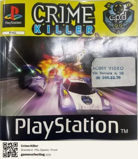 Crime Killer PlayStation, Spain box front