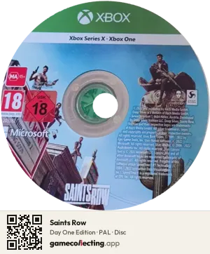 Saints Row Xbox Series X, PAL disc