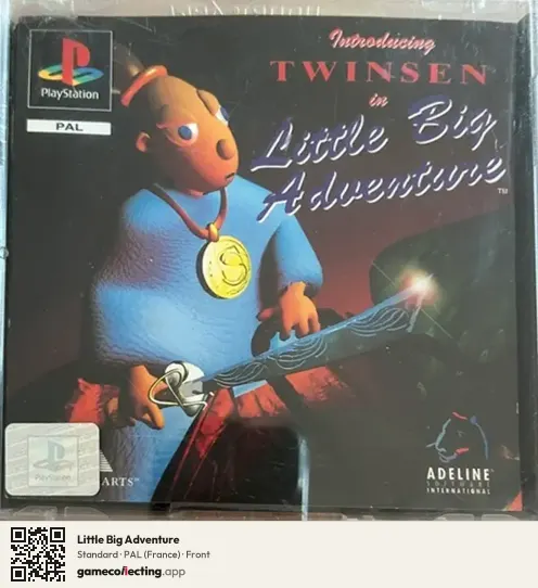 Little Big Adventure PlayStation, France box front