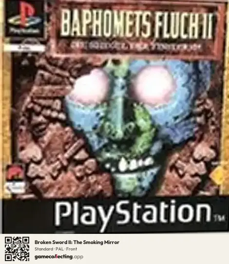 Broken Sword II: The Smoking Mirror PlayStation, PAL box front