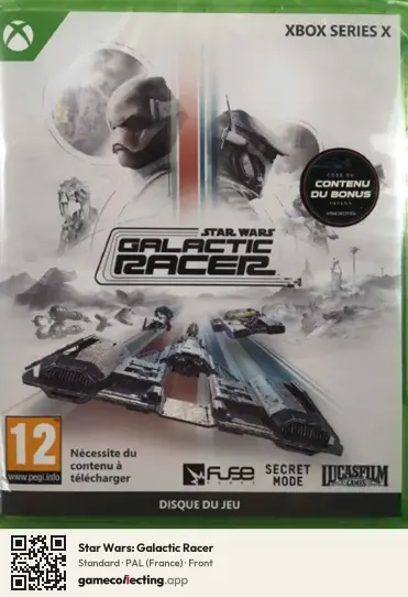 Star Wars: Galactic Racer Xbox Series X, France box front
