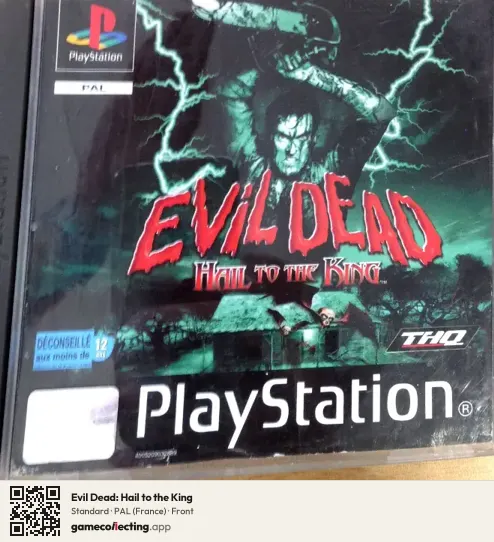 Evil Dead: Hail to the King PlayStation, France box front